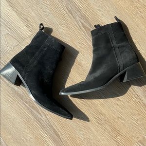 ZARA suede booties size 37